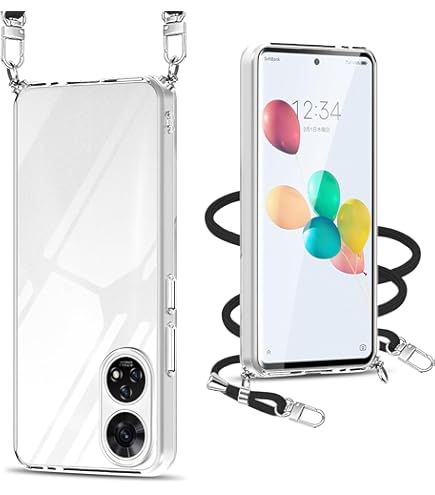 Amazon.co.jp: weiaoluo ZTE あんしんファミリー ケース クリア リング